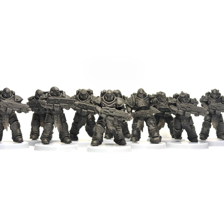 Ignisaurus Clan Warriors Tactical Squad (x10) - Prime Armored Battleline Unit of Space Knights by DakkaDakka - image 2