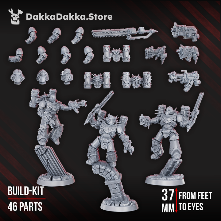 Assault Squad of Fire Lizard Warriors Order Build Kit by DakkaDakka - image 3