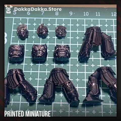 Bullwhip Clan Warriors Build Kit - Prime Armored Battleline Squad of Space Knights by DakkaDakka - image 1