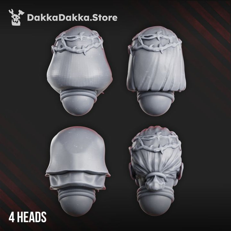 War Sisters Head Bits "Bloody Rose" Set x4 by DakkaDakka - image 2