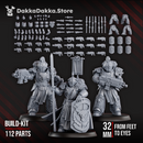 Bullwhip Clan Warriors Build Kit - Prime Armored Battleline Squad of Space Knights by DakkaDakka - image 3