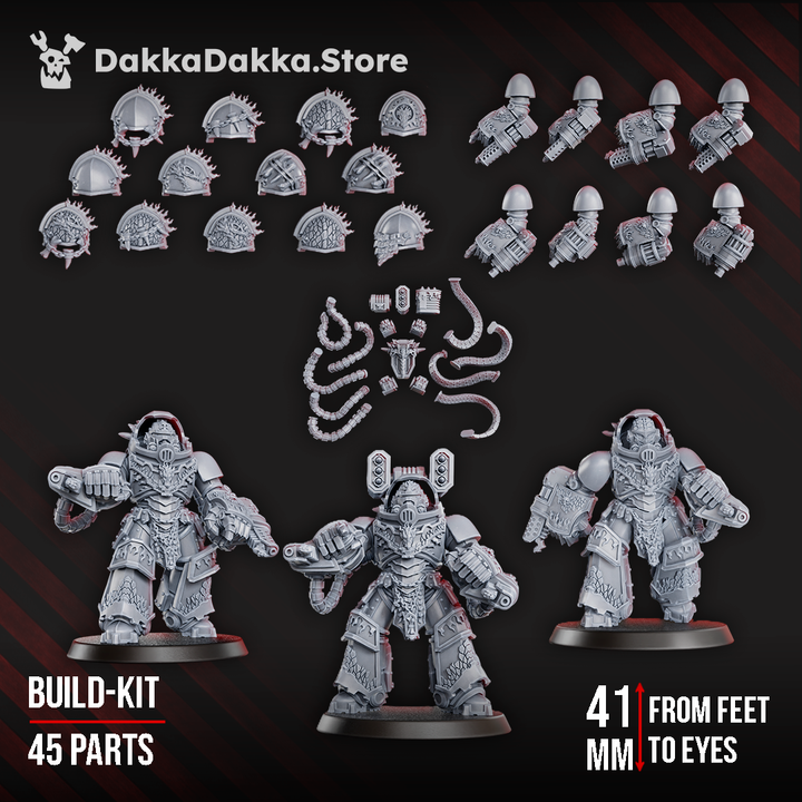 Dragon armor squad Build Kit + Model assembly guide by DakkaDakka - image 3