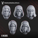 War Sisters Head Bits "Great Martyrs" Set x5 by DakkaDakka - image 1
