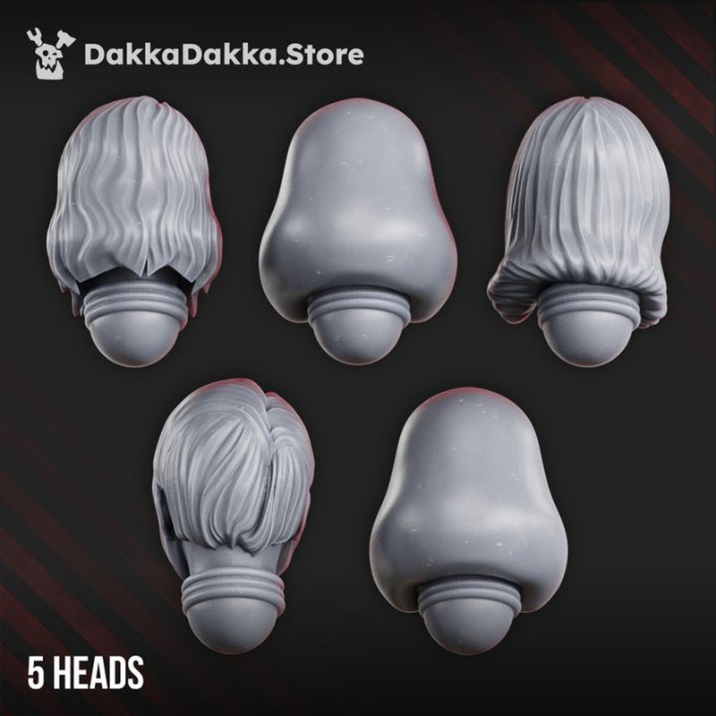War Sisters Head Bits "Great Martyrs" Set x5 by DakkaDakka - image 2