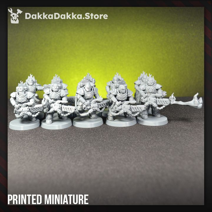 Ignisaurus Clan Team Ignitium (x10) - Prime Armored Fire Squad of Space Knights by DakkaDakka - image 1