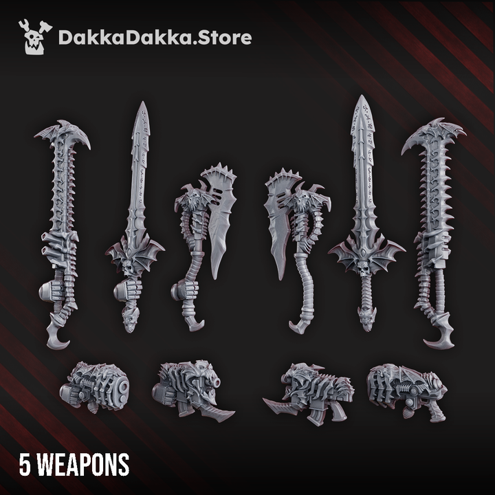 Nocturnal Commander Weapons Upgrade Set x5 by DakkaDakka - image 1