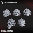 Nocturnal Shoulder Pads Set №1 by DakkaDakka - image 3