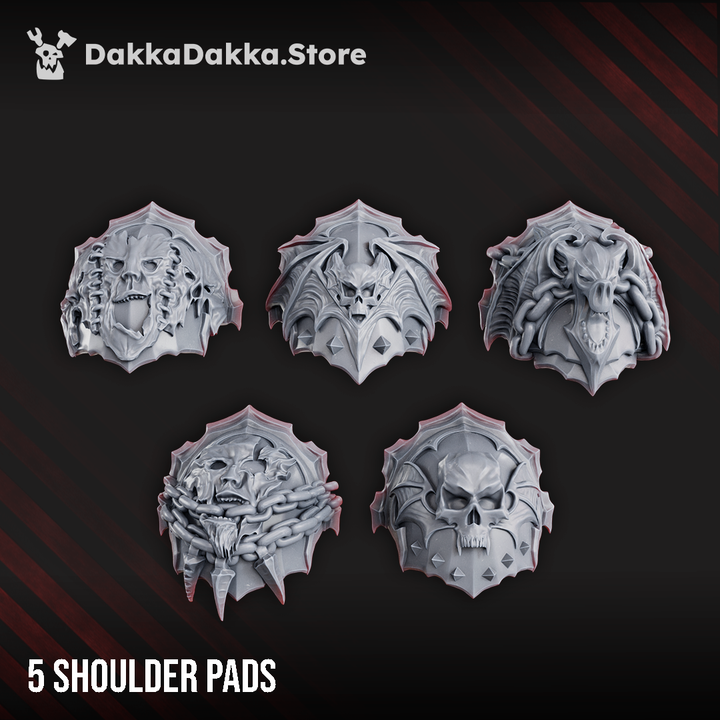 Nocturnal Shoulder Pads Set №2 by DakkaDakka - image 3