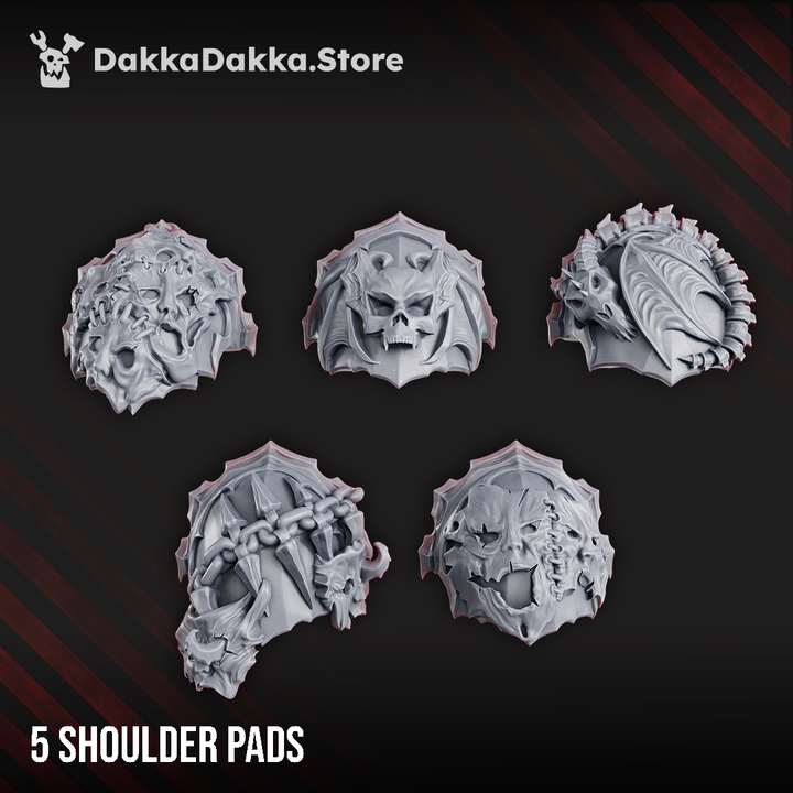 Nocturnal Shoulder Pads Set №1 by DakkaDakka - image 3