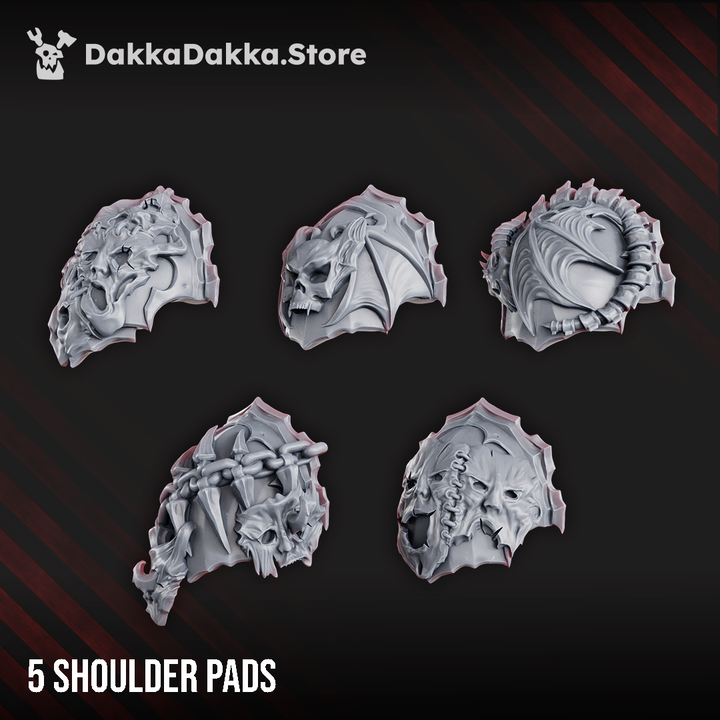 Nocturnal Shoulder Pads Set №1 by DakkaDakka - image 1