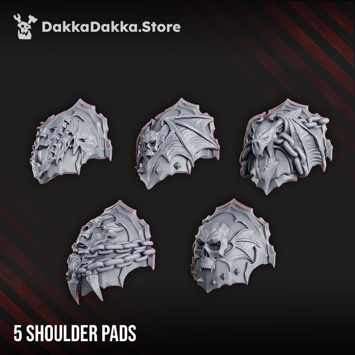 Nocturnal Shoulder Pads Set №2 by DakkaDakka - image 1