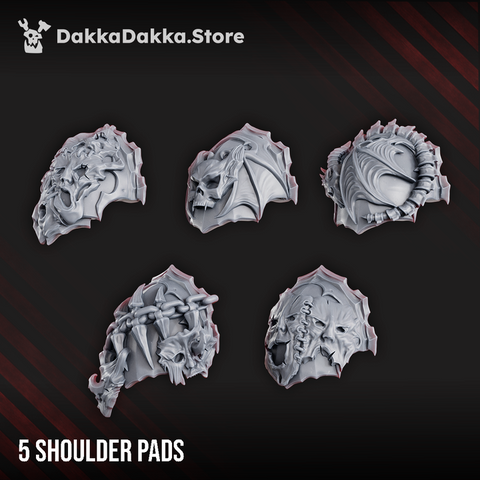 Nocturnal Shoulder Pads Set №1 by DakkaDakka - image 1
