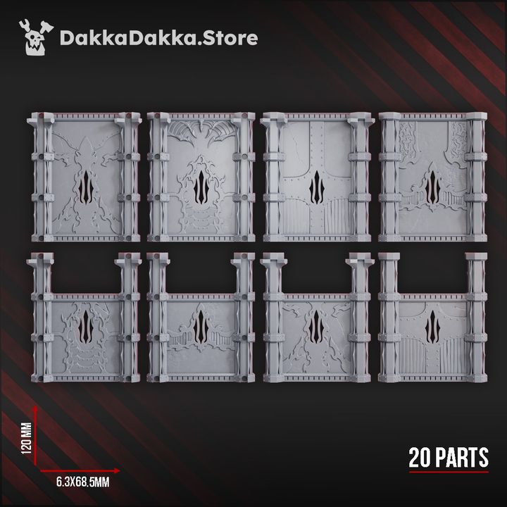Simple Temple Walls (+Columns) (Sinbound Temple) by DakkaDakka - image 1