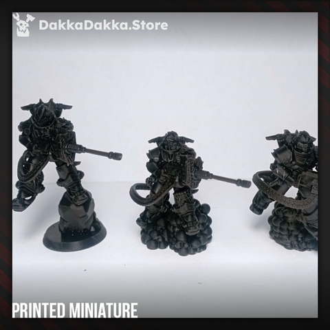 White Megalodon Clan Depressors (x3) - Prime Armored Fire Squad of Space Knights by DakkaDakka - image 1