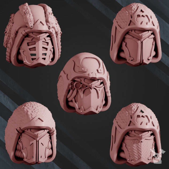 Alpha and Omega Heads x5 by DakkaDakka - image 3