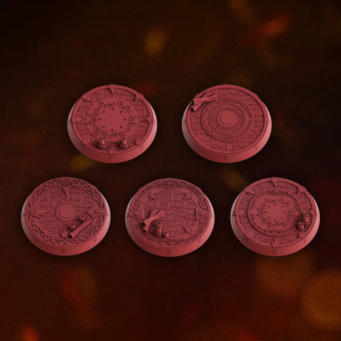 Fire Preachers Bases Set x5 by DakkaDakka - image 1