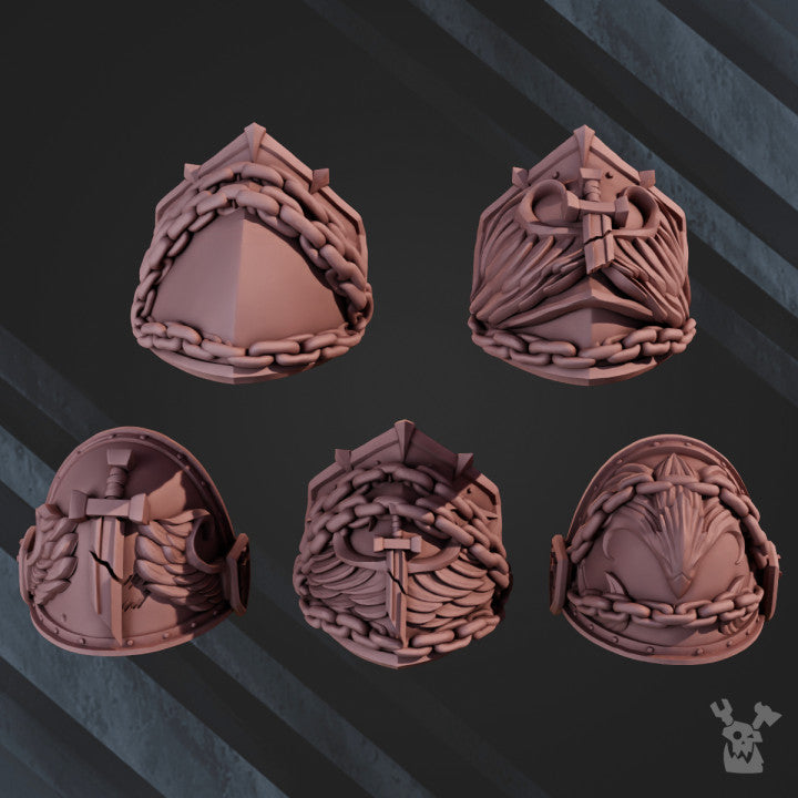 Winged Lions Shoulder Pads x5 by DakkaDakka - image 3