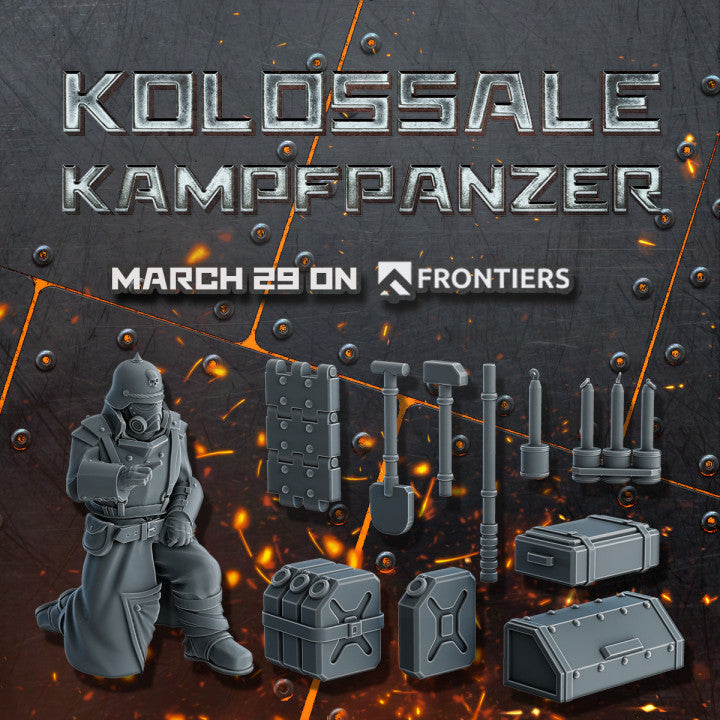 Kolossale Kampfpanzer project promo bits set by DakkaDakka - image 3