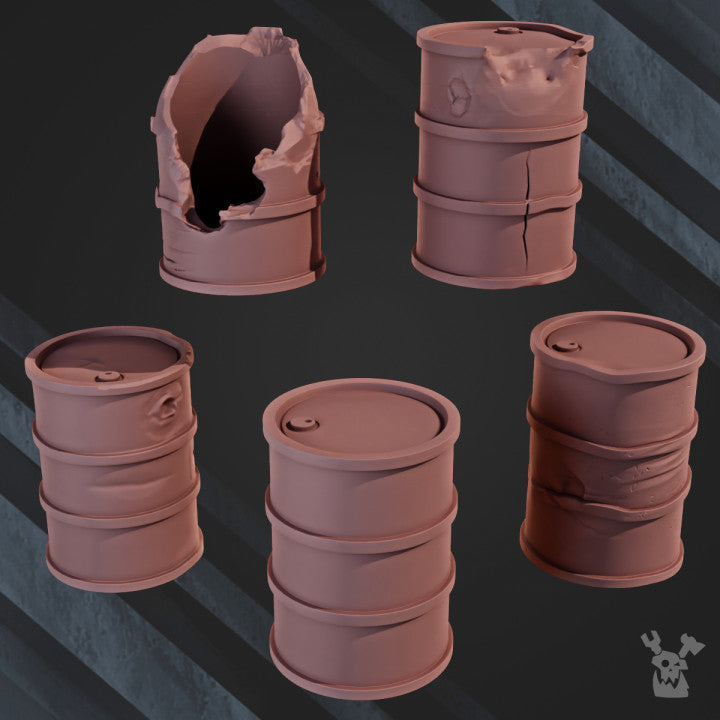 Barrels for terrain x5 by DakkaDakka - image 1