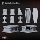 Graveyard coffins and tombs by DakkaDakka - image 1