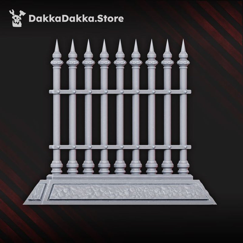 Crypt's fence, brazier, pentagram tiles by DakkaDakka - image 1