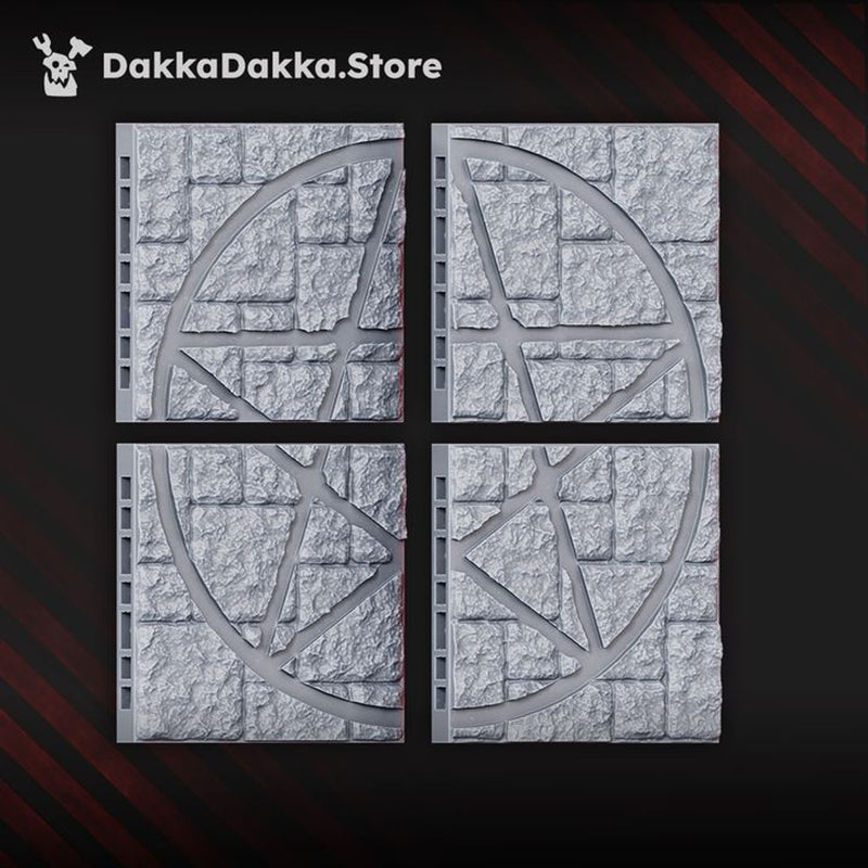 Crypt's fence, brazier, pentagram tiles by DakkaDakka - image 2