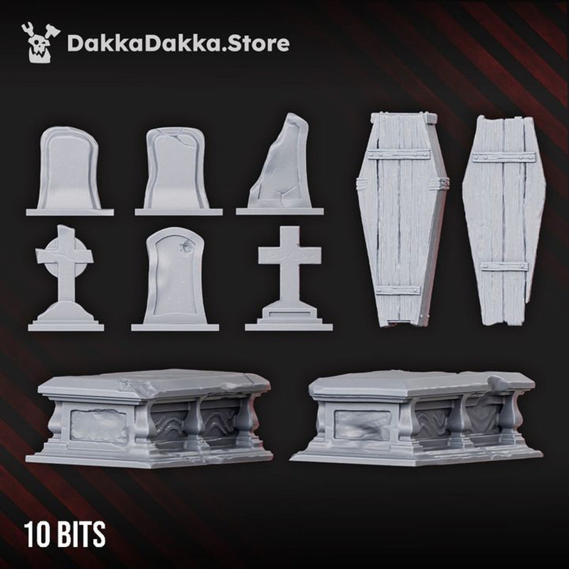 Graveyard coffins and tombs by DakkaDakka - image 2