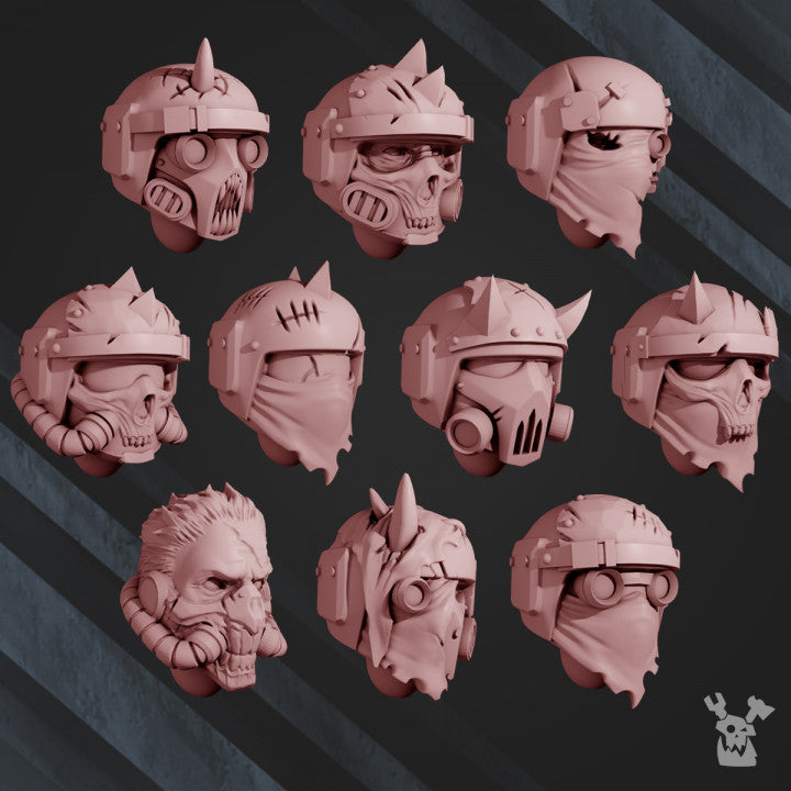 Blood Renegades Head Bits Set x10 by DakkaDakka - image 3