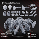 Heavy Knights of the Golden Pavise Build Kit - Destroyer Armored Space Assault Squad of Citadel Vanguard by DakkaDakka - imag