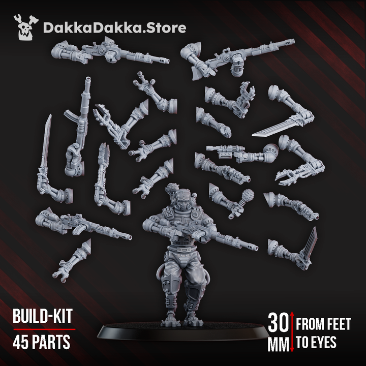 Machine Cult Stalkers and Infiltrators Assembly Kit by DakkaDakka - image 3