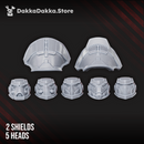 Heavy Knights of the Golden Pavise Build Kit - Destroyer Armored Space Assault Squad of Citadel Vanguard by DakkaDakka - imag