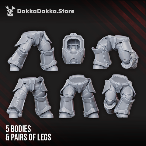 Heavy Knights of the Great Citadel Build Kit - Destroyer Armored Space Battleline Squad of Citadel Vanguard by DakkaDakka - i