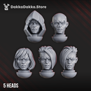 Unholy Space Coven Additional Heads Set by DakkaDakka - image 1