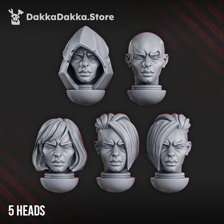 Unholy Space Coven Additional Heads Set by DakkaDakka - image 1