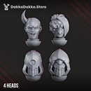 Airborne Witches Heads Set x4 by DakkaDakka - image 1