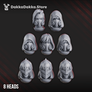 Retribution & Redemption Heads Set x8 by DakkaDakka - image 1
