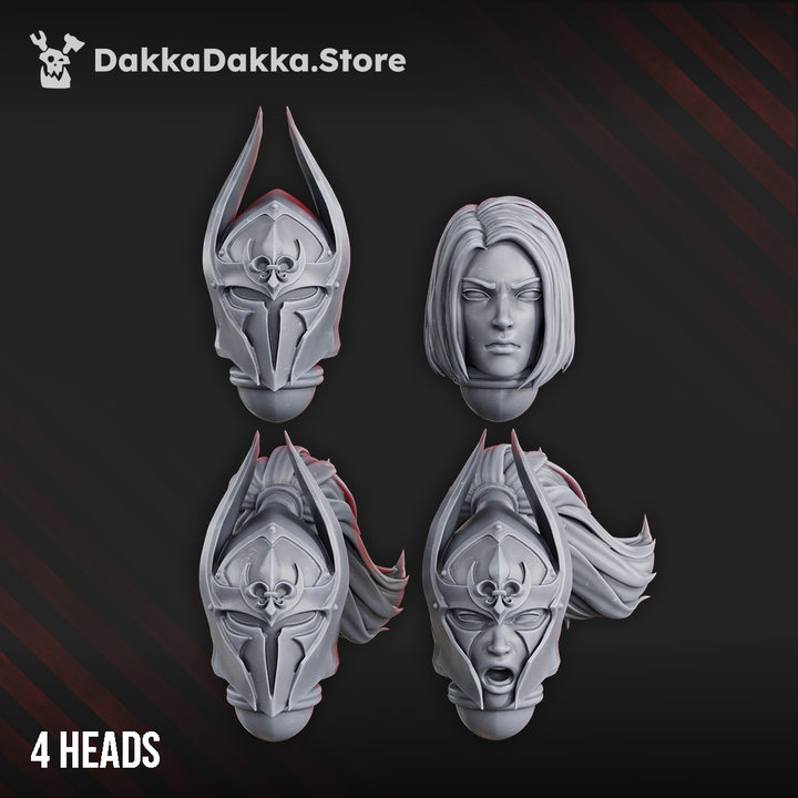 Nova Star Heads Set x4 by DakkaDakka - image 1