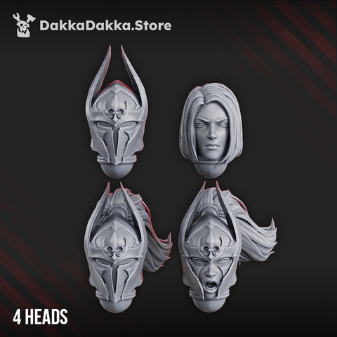 Nova Star Heads Set x4 by DakkaDakka - image 1