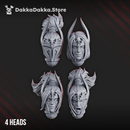 Moon Blades Heads Set x4 by DakkaDakka - image 1