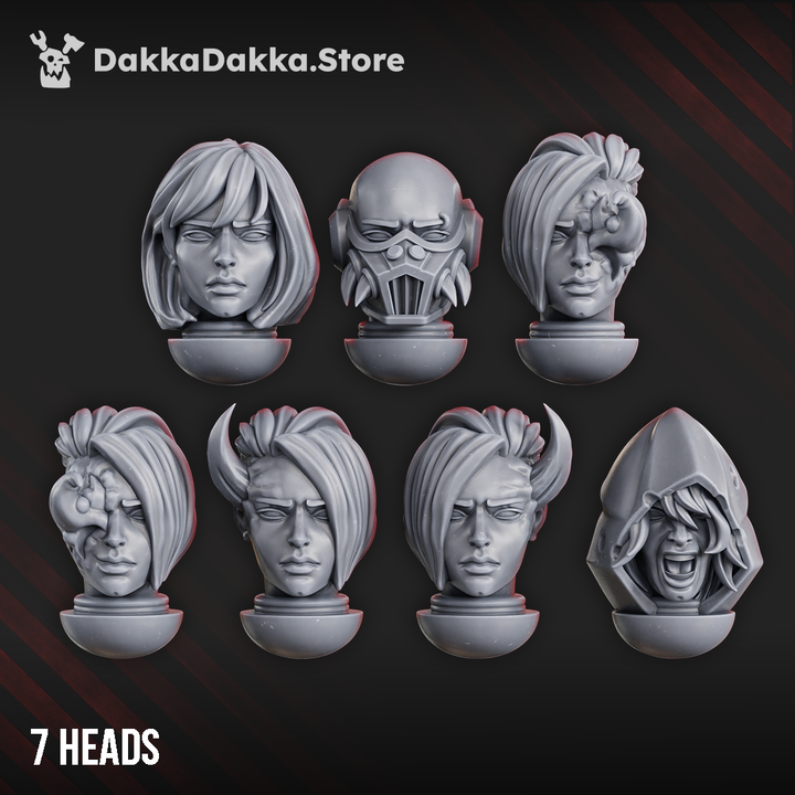 Unholy BFG Heads Set x7 by DakkaDakka - image 1