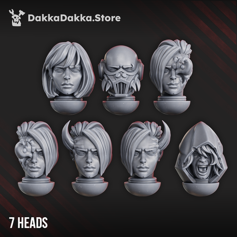 Unholy BFG Heads Set x7 by DakkaDakka - image 1