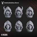 Blightshield Witches Heads Set x6 by DakkaDakka - image 1
