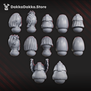 White Fangs Hunters & Valkyries Heads Set x12 by DakkaDakka - image 2