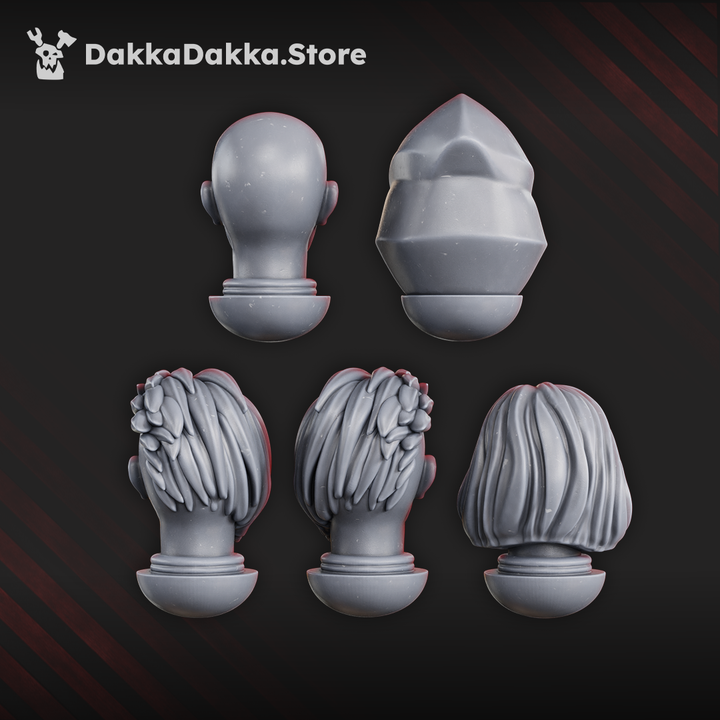 Unholy Space Coven Additional Heads Set by DakkaDakka - image 2