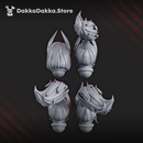 Moon Blades Heads Set x4 by DakkaDakka - image 2