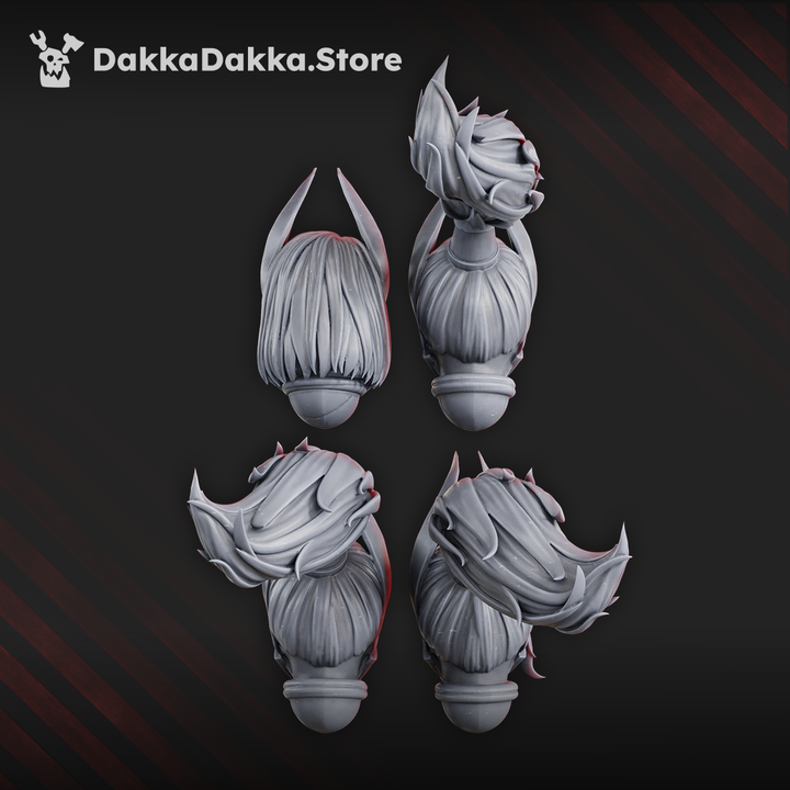 Moon Blades Heads Set x4 by DakkaDakka - image 2