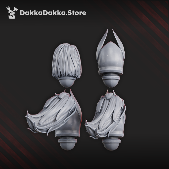 Nova Star Heads Set x4 by DakkaDakka - image 2