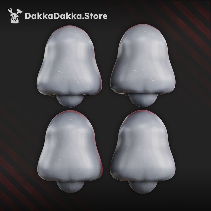 Silver Guards Heads Set x4 by DakkaDakka - image 2