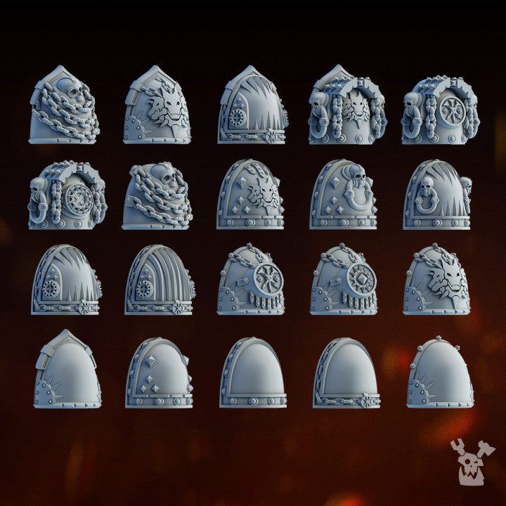 Carnage Reapers Shoulder Pads Set x20 by DakkaDakka - image 1