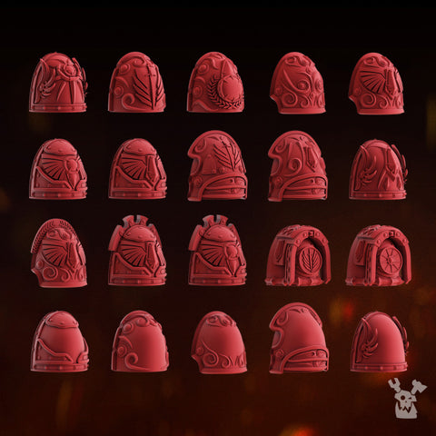 Celestial Blades Shoulder Pads Set x20 by DakkaDakka - image 1